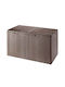 Gensini Outdoor Storage Box 180lt Brown L80.5xW44.5xH51cm