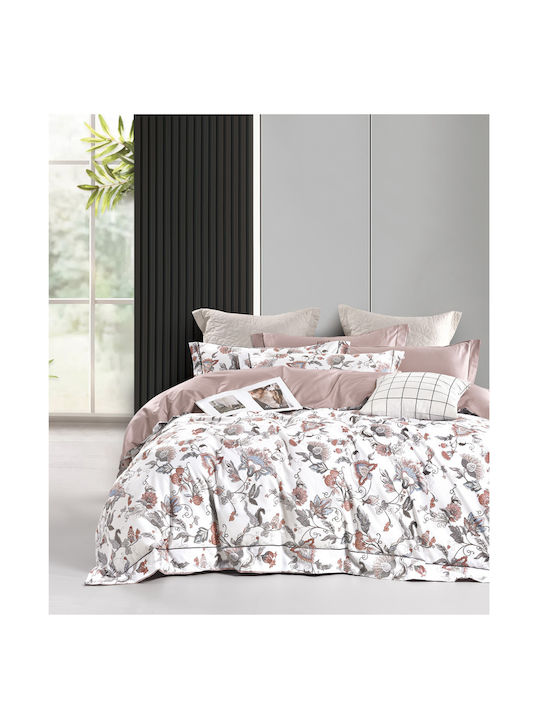 Mc Decor Σετ Σεντόνια Υπέρδιπλα 240x270εκ. Pudra (4τμχ)