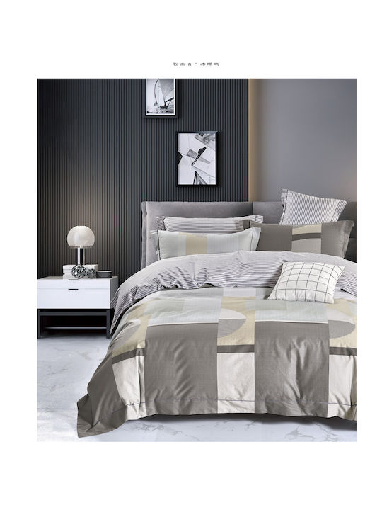 Mc Decor Σετ Σεντόνια Υπέρδιπλα 240x270εκ. Natural (4τμχ)