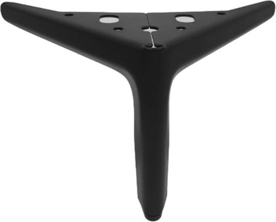 JGS S.A. Metallic Furniture Leg 12cm Black