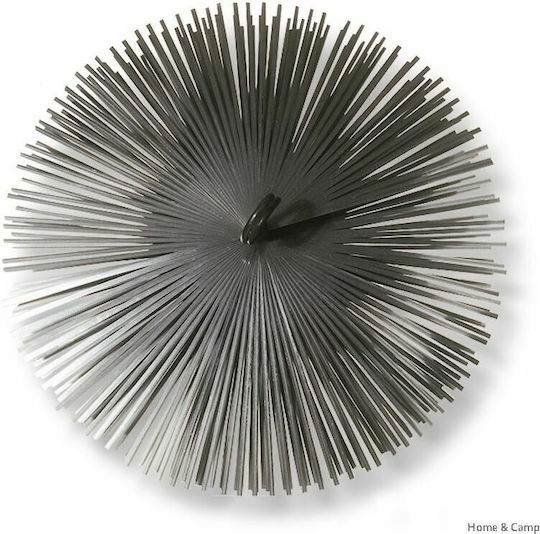 Home & Camp Metallic Chimney Cleaning Brush Round with Diameter 300mm