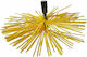 Home & Camp Nylon Chimney Cleaning Brush Round with Diameter 250mm