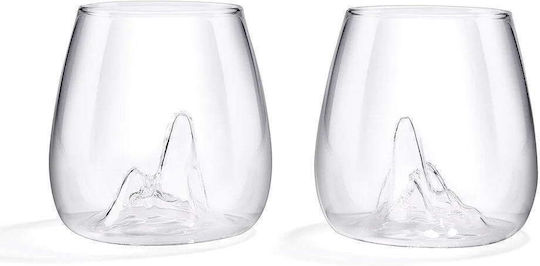 Moma Set of Glasses Whiskey made of Glass 2pcs