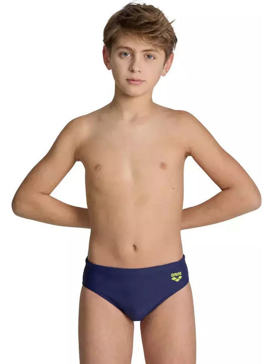 Arena Kids Swimwear Swim Briefs Navy Blue/Multicolour Pale Green