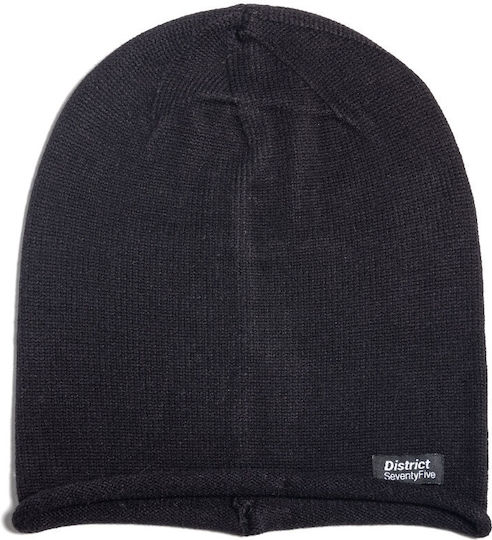 Beanie Unisex Beanie Knitted in Black color
