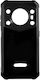 Oukitel Umschlag Rückseite Silikon Schwarz (Oukitel WP22)