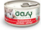 Oasy Oasy Wet Cat Food for Adult Cats in Cans with Beef Grain Free 85g
