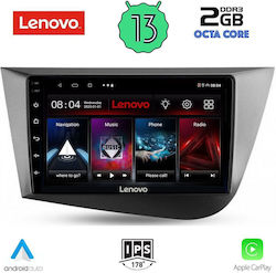 Lenovo Car Audio System for Seat Leon 2005-2012 (Bluetooth/USB/WiFi/GPS) with Touch Screen 9"