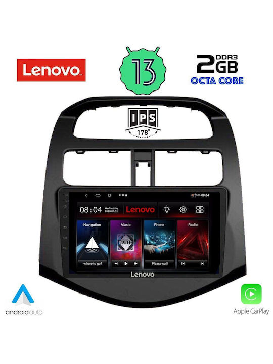 Lenovo Ηχοσύστημα Αυτοκινήτου για Chevrolet Spark 2009-2015 (Bluetooth/USB/WiFi/GPS) με Οθόνη Αφής 9"