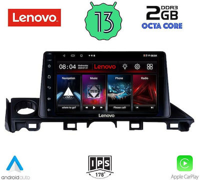 Lenovo Sistem Audio Auto pentru Mazda 6 2017-2020 (Bluetooth/USB/WiFi/GPS) cu Ecran Tactil 9"