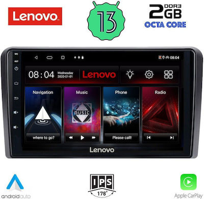 Lenovo Car-Audiosystem für Audi A3 2003-2012 (Bluetooth/USB/WiFi/GPS) mit Touchscreen 9"