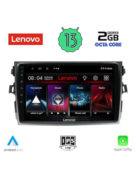 Lenovo Car-Audiosystem für Toyota Korolla 2006-2012 (Bluetooth/USB/WiFi/GPS) mit Touchscreen 9"