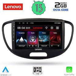 Lenovo Car-Audiosystem für Hyundai i10 2008-2013 (Bluetooth/USB/WiFi/GPS) mit Touchscreen 9"