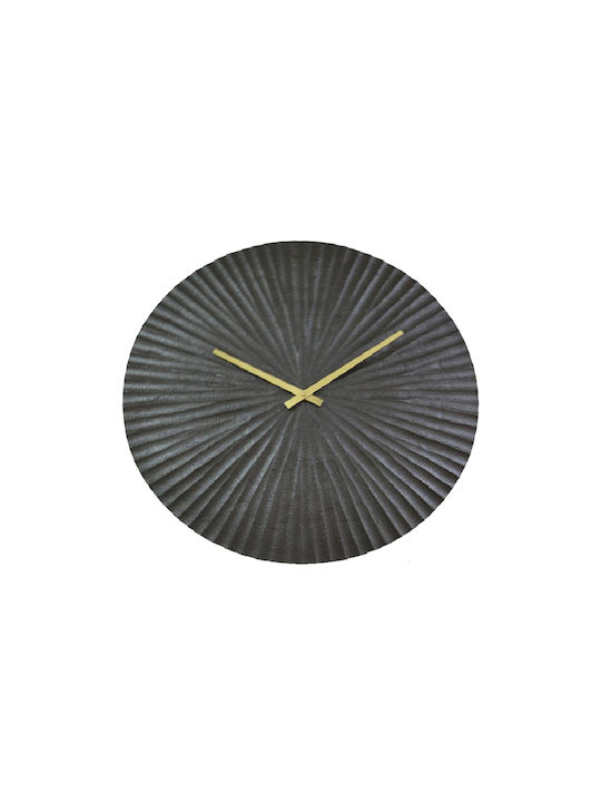 InTheBox Wall Clock Metallic Black