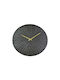 InTheBox Wall Clock Metallic Black