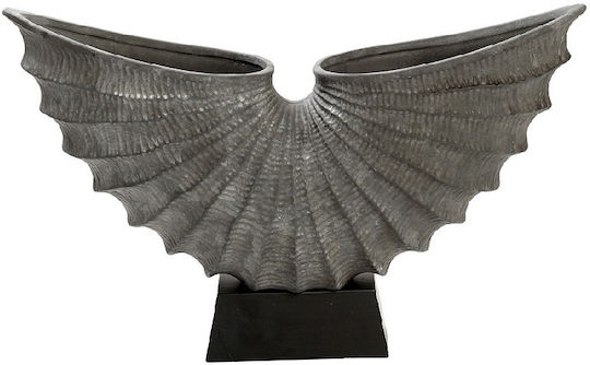 Espiel Decorative Space Lucky Horn made of Ceramic Material 42.5x11x25.5cm 1pcs