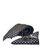 Men's Tie Set Printed White