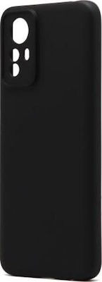 iNOS L-cover Silicone Back Cover Durable Black (Redmi Note 12S)