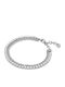 Michael Kors Metallic Muse Women's Bracelet Made of Brass with Zircon 15.2cm