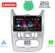 Lenovo Car-Audiosystem für Renault Logan Dacia Staubwedel 2006-2012 (Bluetooth/USB/WiFi/GPS/Apple-Carplay/Android-Auto) mit Touchscreen 9"