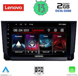 Lenovo Sistem Audio Auto pentru Seat Arona 2018> (Bluetooth/USB/WiFi/GPS/Apple-Carplay/Android-Auto) cu Ecran Tactil 9"