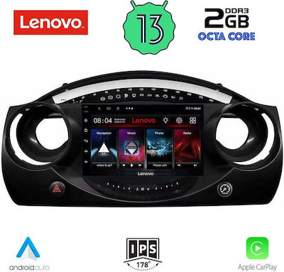 Lenovo Car Audio System for Mini Cooper 2000-2006 (Bluetooth/USB/WiFi/GPS/Apple-Carplay/Android-Auto) with Touch Screen 9"