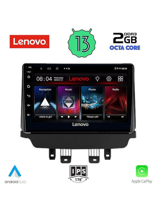 Lenovo Ηχοσύστημα Αυτοκινήτου για Mazda 2 2014> (Bluetooth/USB/WiFi/GPS/Apple-Carplay/Android-Auto) με Οθόνη Αφής 9"