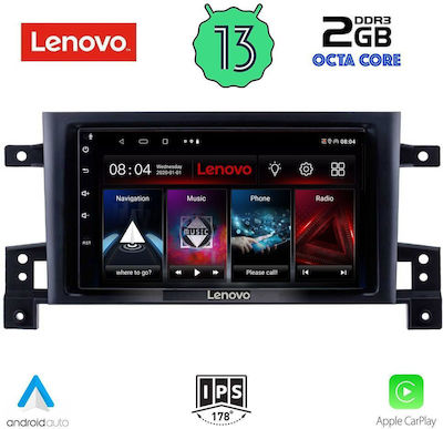 Lenovo Ηχοσύστημα Αυτοκινήτου για Suzuki Grand Vitara 2005-2015 (Bluetooth/USB/WiFi/GPS/Apple-Carplay/Android-Auto) με Οθόνη Αφής 9"
