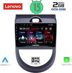 Lenovo Car-Audiosystem für Kia Seele 2008-2013 (Bluetooth/USB/WiFi/GPS/Apple-Carplay/Android-Auto) mit Touchscreen 9"