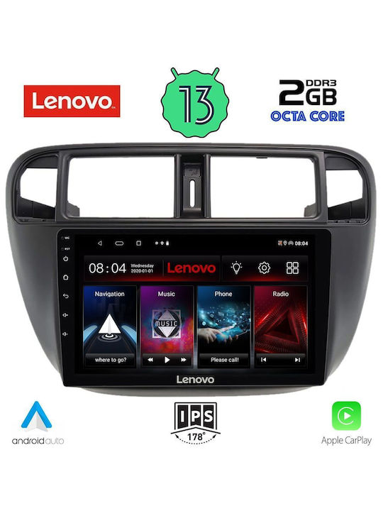 Lenovo Car-Audiosystem für Honda Bürgerlich 1995-2001 (Bluetooth/USB/WiFi/GPS/Apple-Carplay/Android-Auto) mit Touchscreen 9"