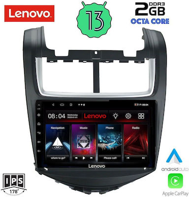 Lenovo Car Audio System for Chevrolet Aveo 2014-2017 (Bluetooth/USB/WiFi/GPS/Apple-Carplay/Android-Auto) with Touch Screen 9"