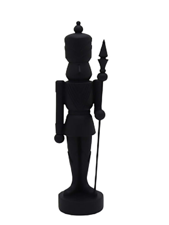 InTheBox Weihnachts-Nussknacker Schwarz aus Polyresin Höhe 11.5cm.