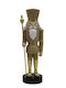 InTheBox Polyresin Christmas Nutcracker 10cm Gold