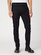 Men's Jeans Pants with Slim Fit Black