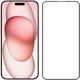 Powertech 5D Full Glue Full Face Tempered Glass Μαύρο (iPhone 15)
