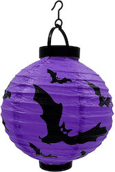 Maskarata Halloween Μωβ mit Licht Laterne für Party Halloween in Lila Farbe 1Stück 20cm KK94796