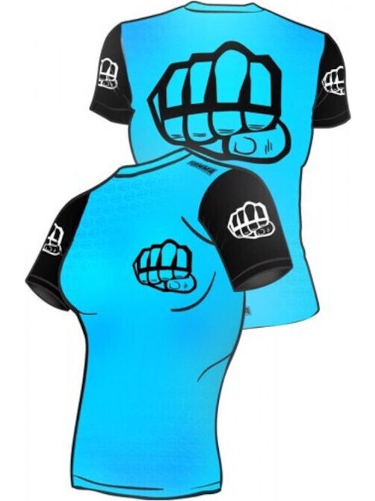 Formma Γυναικεία Κοντομάνικη Μπλούζα FWR106 για Jiu-Jitsu Μπλε