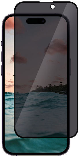 High Privacy Full Face Tempered Glass (iPhone 15)