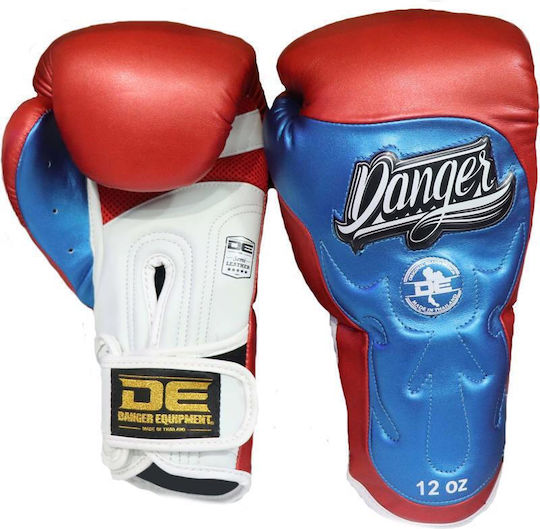 Danger Equipment Boxing Gloves for Match Blue