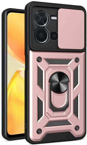 Hibridă Back Cover Silicon Roz (Vivo Y22S / Y35)