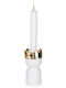 Raeder Christmas White Candlestick 12x6cm