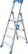 Bulle Ladder Aluminum with 3+1 Steps