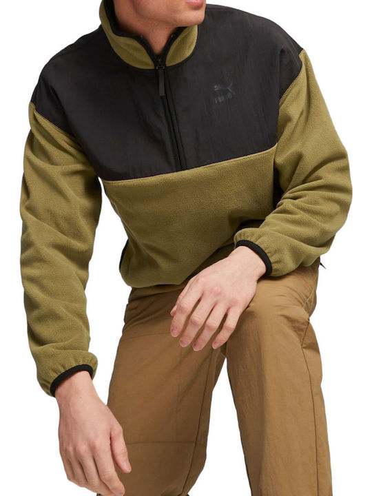 PUMA Classics Αθλητική Μπλούζα Μακρυμάνικη Μαύρη
