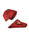 Men's Tie Set Monochrome Red