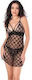 Primoda Sexy Babydoll Μαύρο