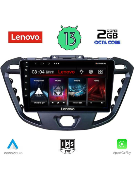 Lenovo Sistem Audio Auto pentru Ford Tranzit Personalizat / Turneo Custom 2013-2019 (Bluetooth/USB/WiFi/GPS) cu Ecran Tactil 9"