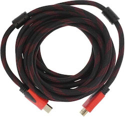 Andowl 141662 HDMI 1.4 HDMI male - HDMI male 5m Κόκκινο
