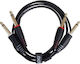 UDG Cable 2 x 6.3mm male - 2x 6.3mm male 3m (U97004BL)