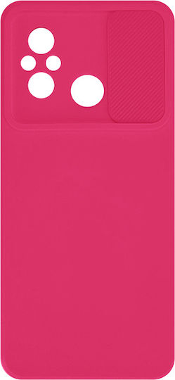 Powertech Camshield Soft Задна корица Силикон Розов (Redmi 12C)