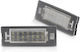 Vinstar Φώτα Πινακίδας Led 12V για Fiat Panda Chevrolet Volt 03-12 2τμχ